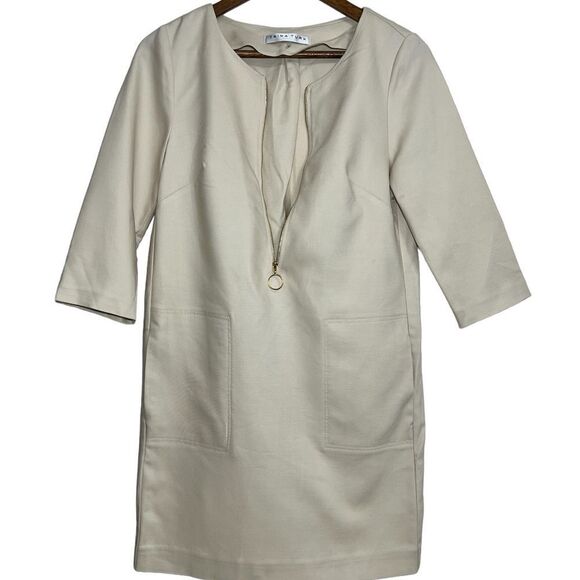 Trina Turk Tan Verse Mini Dress Size Small - Picture 5 of 11